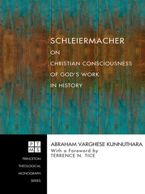 cover image of Schleiermacher on Christian Consciousness of God's Work in History